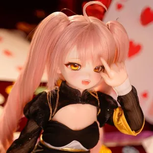 Mozu Succi 1/2 Female Seamless Genshin Impact Action Figures Full Silicone Material, JYDoll 65cm Flexible Figure Dolls for Cosplay/Photography/Arts (Wig)