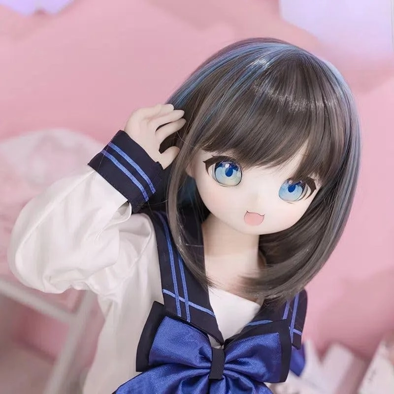 Mozu Neko 1/2 Female Seamless Genshin Impact Action Figures Full Silicone Material, JYFigures 85cm Flexible Figure Dolls for Cosplay/Photography/Arts (Wig) (Standard Edition)
