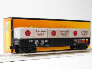MTH RAILKING Southern Pacific SP Gondola CAR W/CRATES O Gauge 30-72253