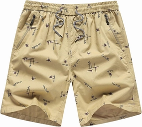 Muscularfit Big and Tall Shorts for Men Casual Elastic Waist Drawstring Shorts Quick Dry Cargo Shorts Outdoor Hiking Shorts