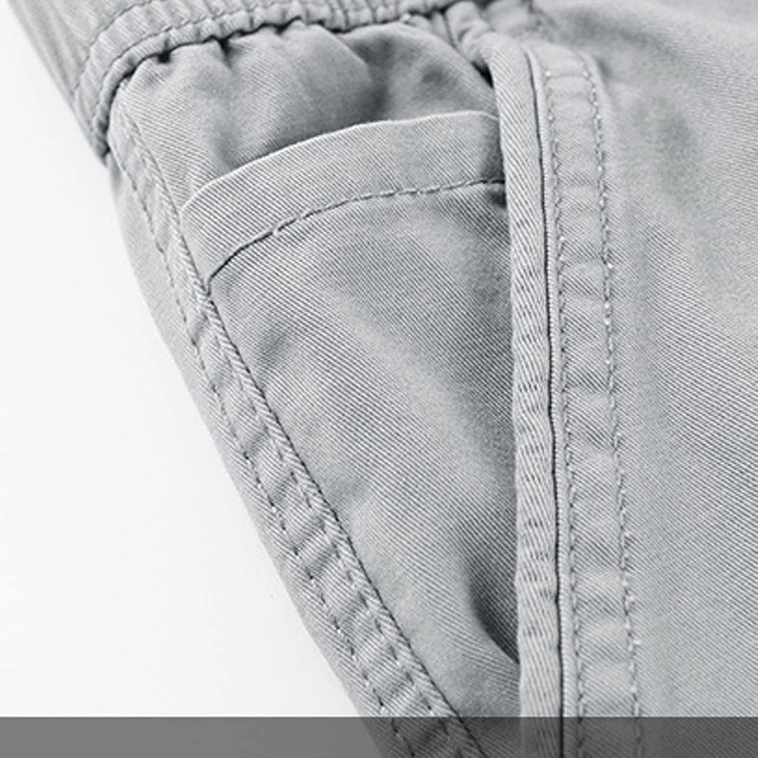 Muscularfit Mens Lightweight Shorts Summer Waist-Relaxer Drawstring Cargo Shorts with Pockets Flat-Front Cotton Linen Shorts