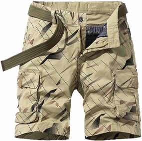 Muscularfit Mens Shorts 9 Inch Inseam Causal Cargo Shorts Lightweight Multi Pockets Tooling Shorts Outdoor Sport Beach Shorts