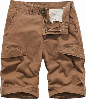 Muscularfit Shorts Men Casual Cotton Solid Multi Pockets Cargo Shorts Summer Outdoor Fashion Work Utility Tooling Shorts 2023