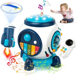 Musical Baby Toys 6 to 12-18 Months,Space Capsule Educational Sensory Infant Toys, Music Baby Toy for Toddlers 1-3, Kids Boys Girls Gifts