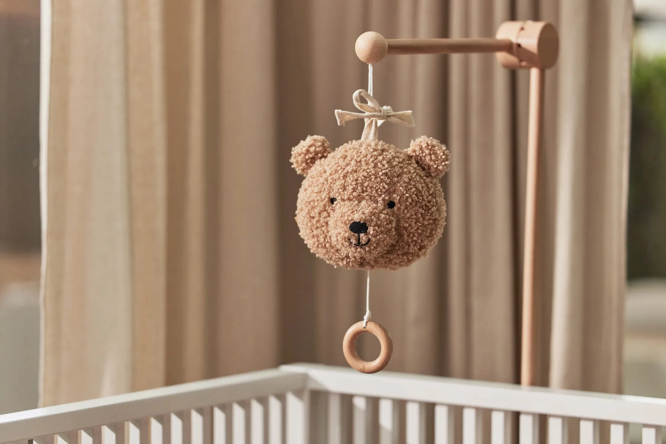 Musical Hanger Teddy Bear Biscuit