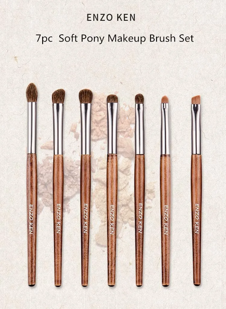 Natural Pony Hair Eye Shadow Brush Set, Small Eyeshadow Brushes Set, Eye Makeup Brushes Set Professional, Small Nose Contour Brush, Angled Eyeshadow Brush, Eyeshadow Blending Brushes