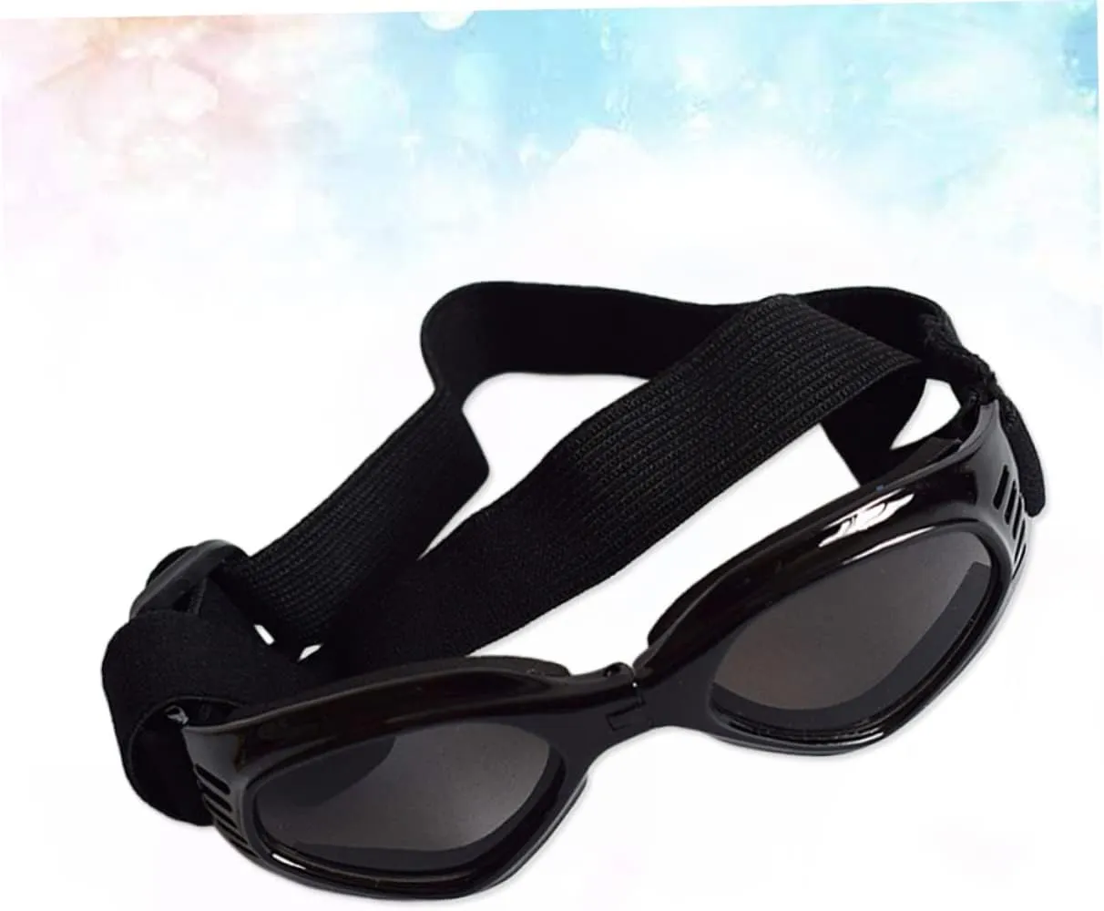 NOLITOY 2pcs Dog Sunglasses Small Breed Dog Goggles Uv Protection Comfortable Fit Pet Eyewear