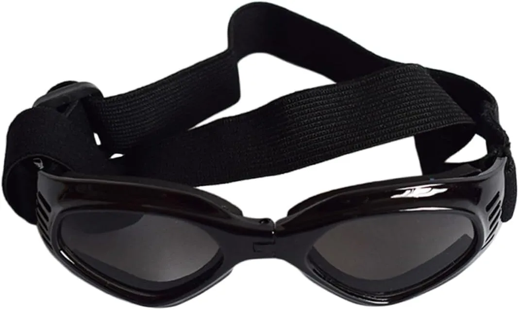 NOLITOY 2pcs Dog Sunglasses Small Breed Dog Goggles Uv Protection Comfortable Fit Pet Eyewear