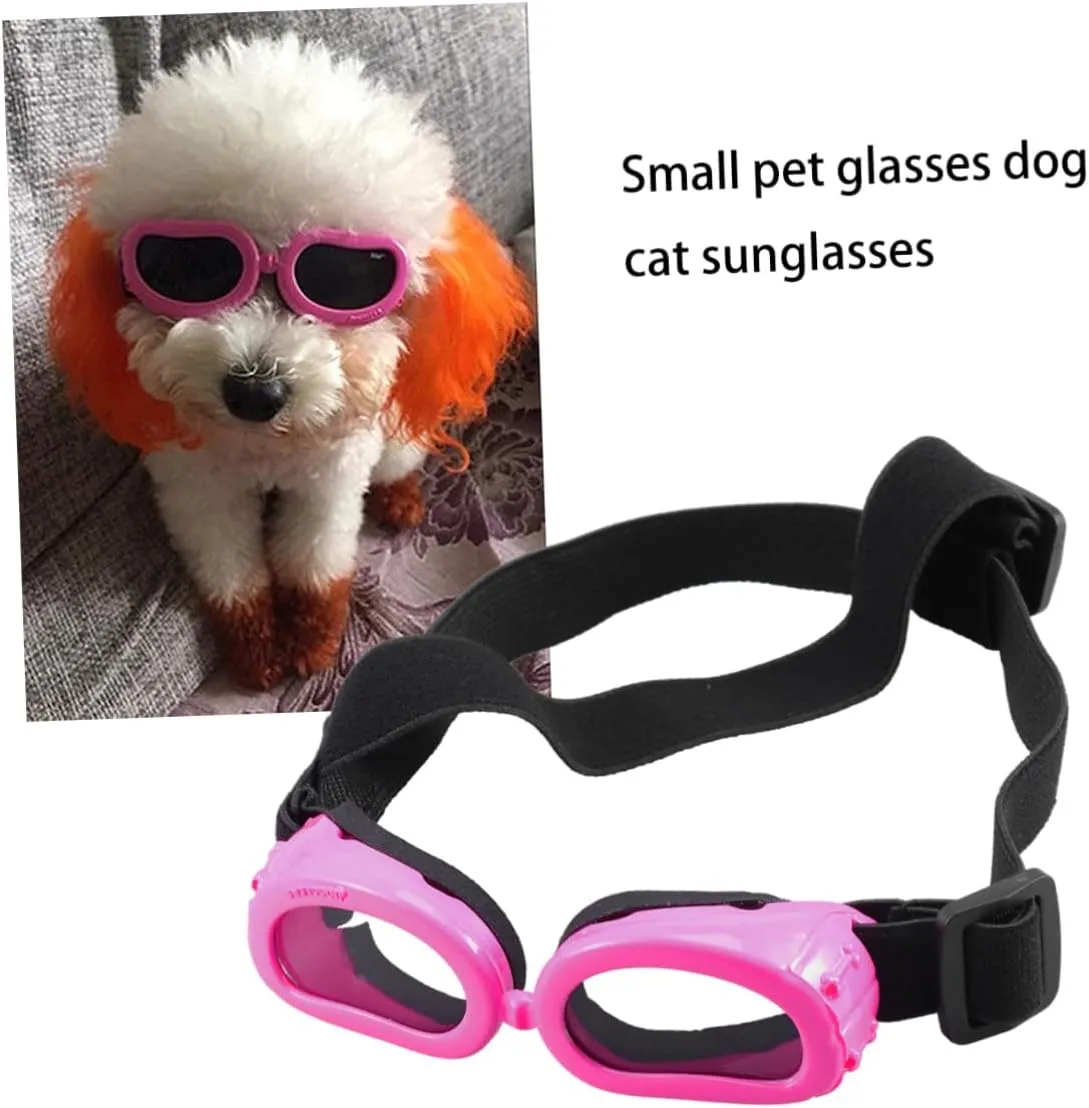 NOLITOY 2pcs Uv Protection Dog Goggles Comfortable Pet Supplies with Stretchable Headband