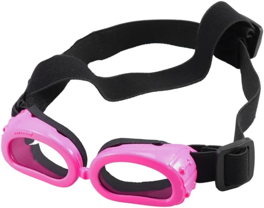 NOLITOY 2pcs Uv Protection Dog Goggles Comfortable Pet Supplies with Stretchable Headband