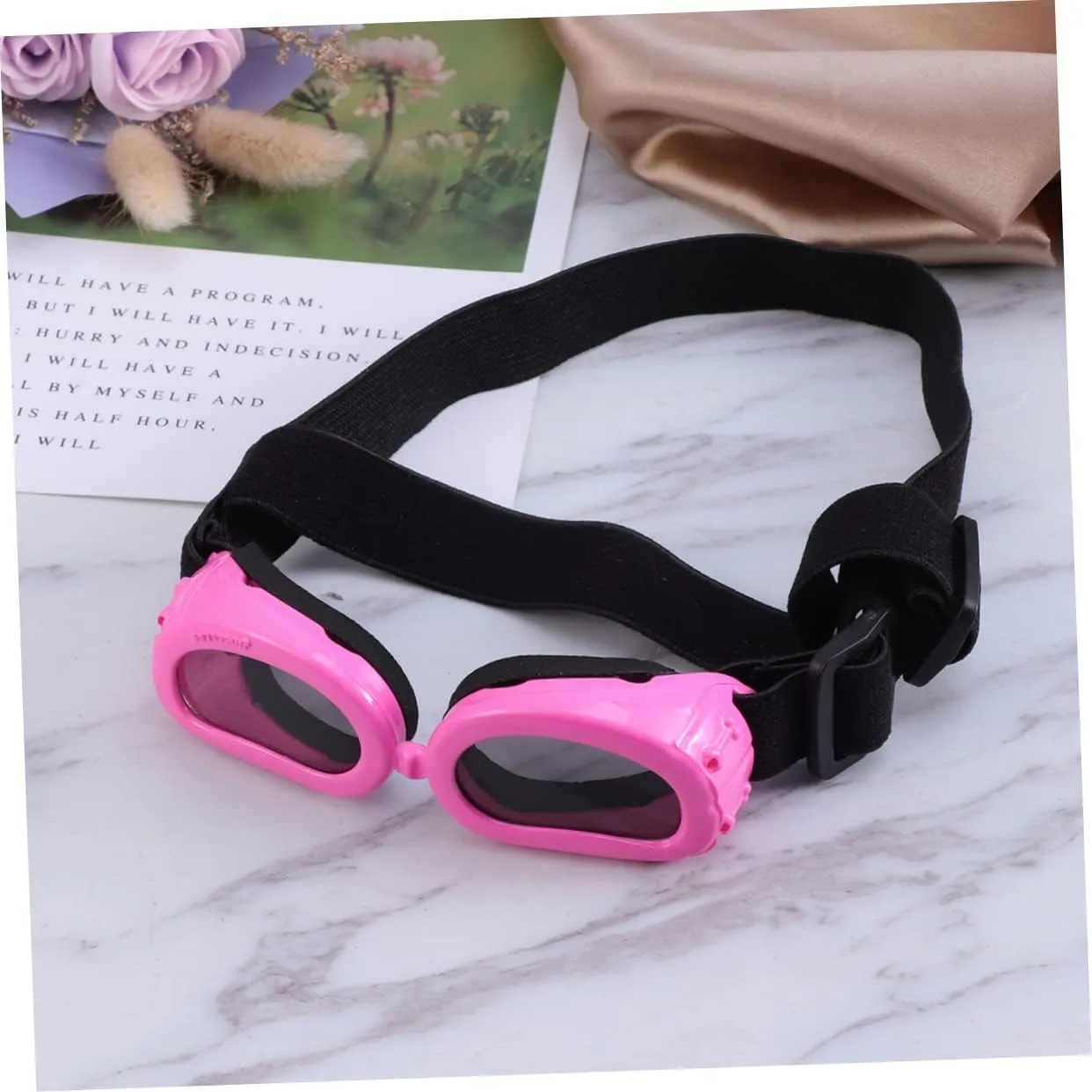 NOLITOY 2pcs Uv Protection Dog Goggles Comfortable Pet Supplies with Stretchable Headband