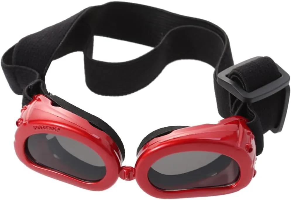 NOLITOY 3pcs Small Dog Goggles Dog Glasses Pet Eye Wear Uv Protection Doggles with Comfortable Stretchy Band