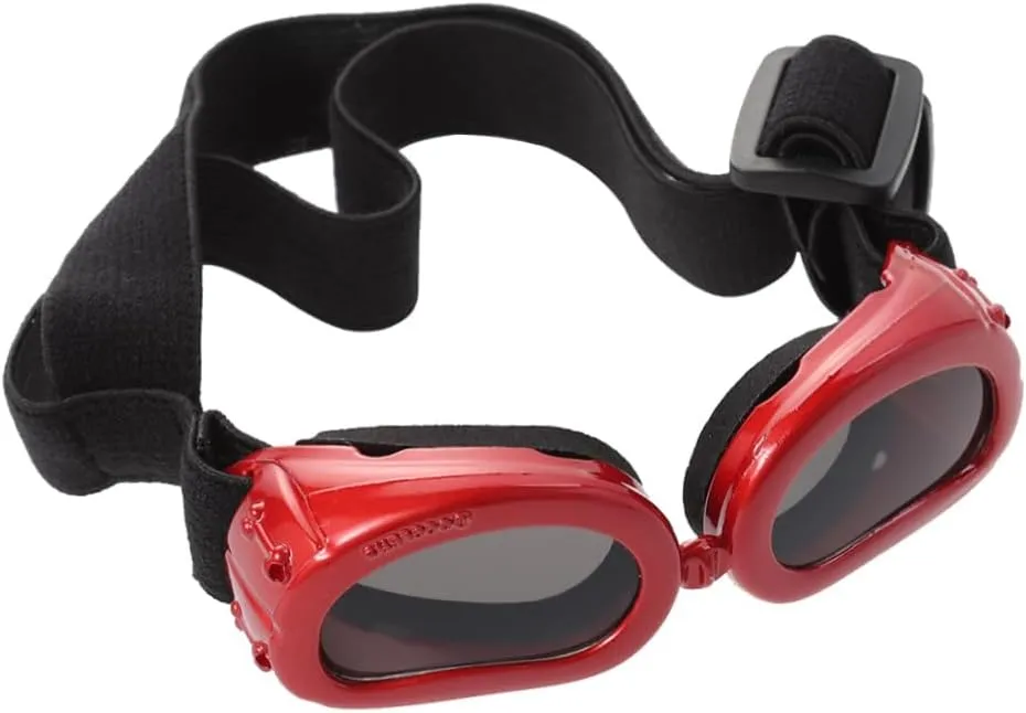 NOLITOY 3pcs Small Dog Goggles Dog Glasses Pet Eye Wear Uv Protection Doggles with Comfortable Stretchy Band