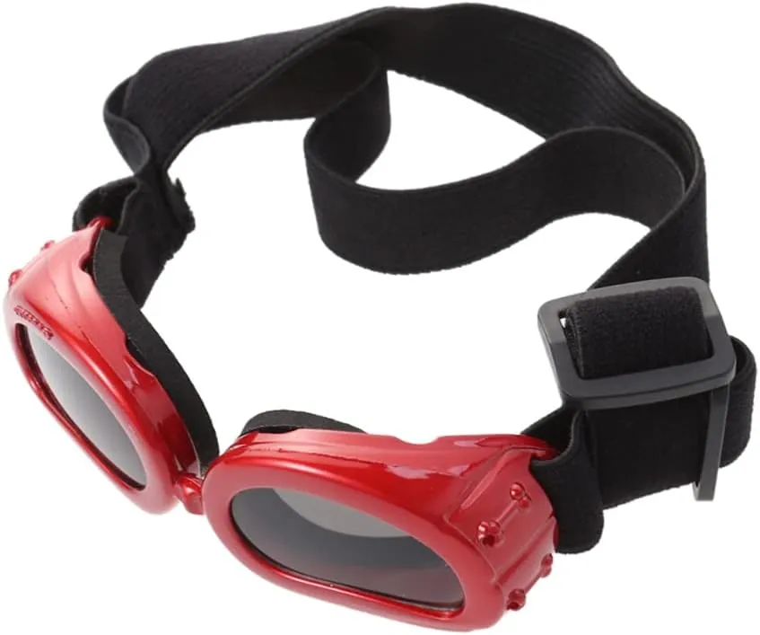 NOLITOY 3pcs Small Dog Goggles Dog Glasses Pet Eye Wear Uv Protection Doggles with Comfortable Stretchy Band