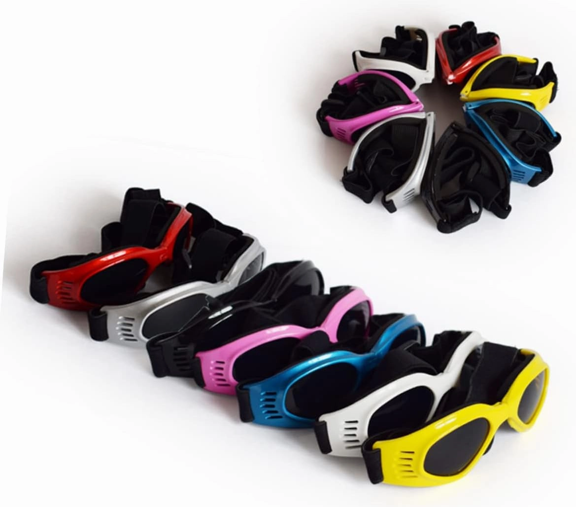 NOLITOY 2pcs Dog Sunglasses Cat Goggles Pet Eyewear Windproof Design Uv Protection
