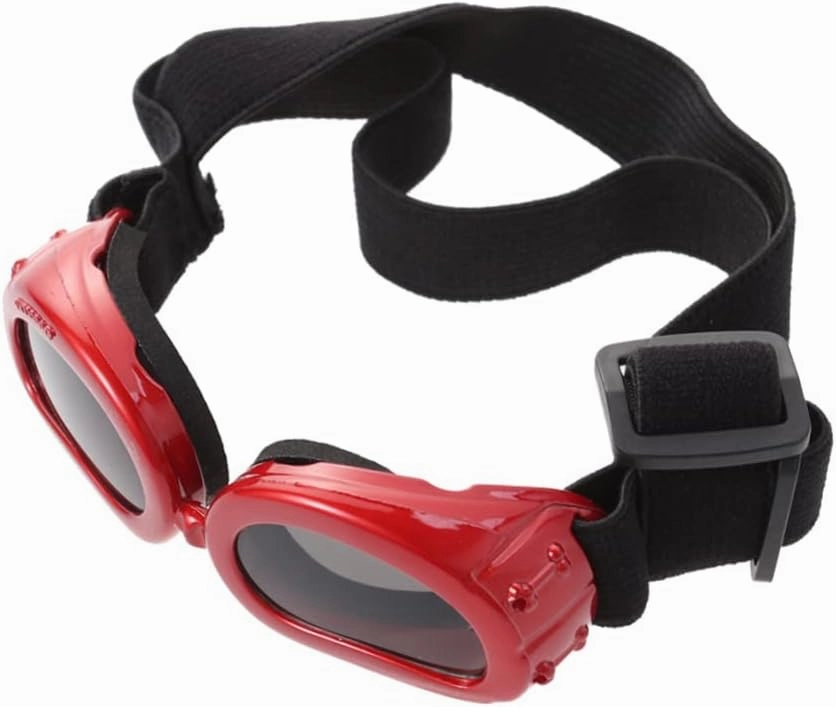 NOLITOY 2pcs Dog Sunglasses Eye Protection Goggles with Uv Shield for Small Breeds Adjustable Straps Pet Glasses