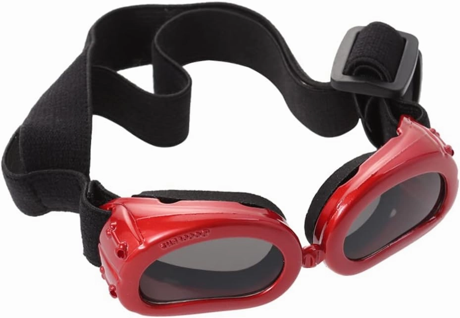 NOLITOY 2pcs Dog Sunglasses Eye Protection Goggles with Uv Shield for Small Breeds Adjustable Straps Pet Glasses