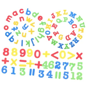 NUOBESTY Alphabet Number 84pcs Fridge for and Decorative Sticker Set Educational Learning Present for