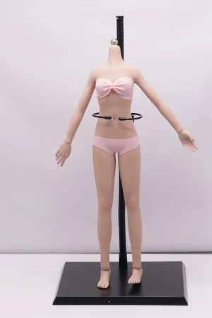 OBEST TBLeague Super Flexible Female Seamless Body,1/6 Scale Action Figure/28 Points Articulations, Stainless Steel Ball Joints Articulations and POM Skeleton(Head Sculpt Not Include,BS01)