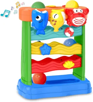 OCHIDO Toys for 1 2 3 Years Old Boys Girls, Toddler Musical Toys for 6-12-18-24 Months, Interactive Toys with Light & Sound, Montessori Toys, Christmas Birthday Gifts for Baby Age 1-2 Years Old