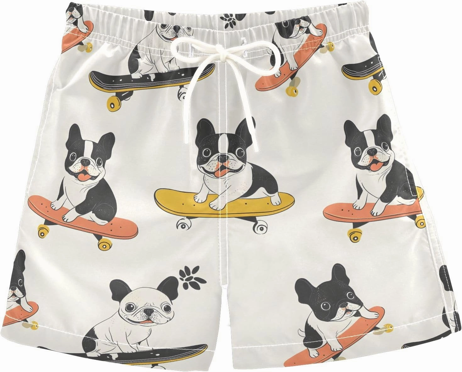 ODAWA Colorful Snake Black Boys Swim Trunks Toddler Swim Shorts Little Boy Bathing Suit Swimsuit with Mesh Lining 2T