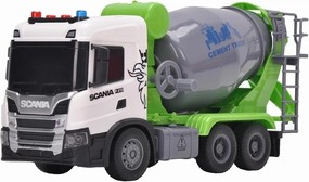 Official License Scania Kids Cement Truck Toy Friction Powered Cement Truck Toy with Lights and Sounds