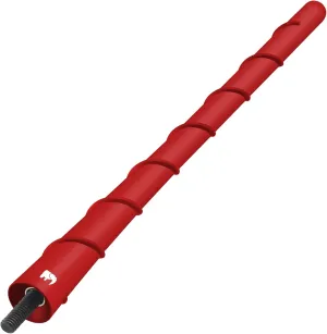 ONE250 8" inch Spiral Flexible Copper Core Antenna, Compatible with Fiat - Fiat 500 (2011-2019), Fiat 124 Spider (2017-2024) - Designed for Optimized FM/AM Reception (Red)