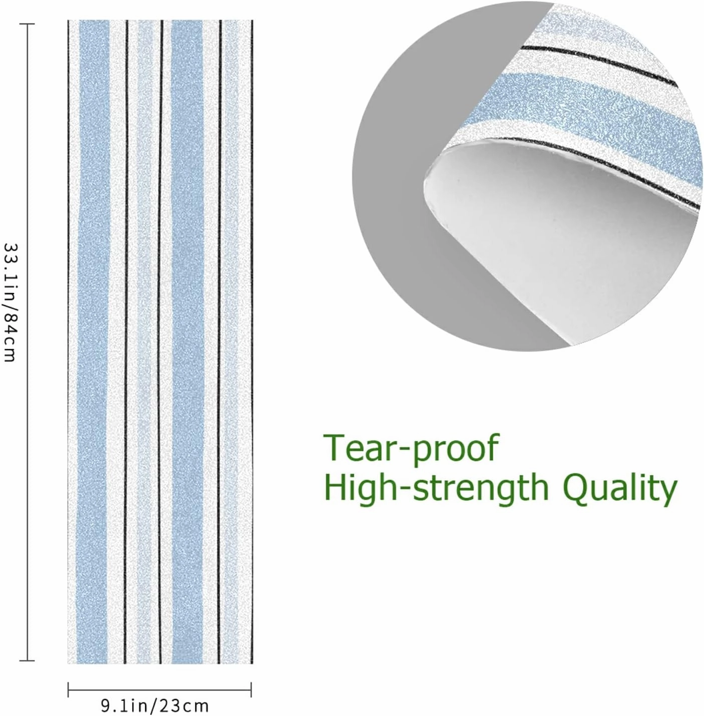 Oyihfvs Skateboard Grip Tape Sticker, Anti Slip Sandpaper Sheet Scooter Longboard, Strong Stickiness, Wearable Tear Resistance 9" x 33"