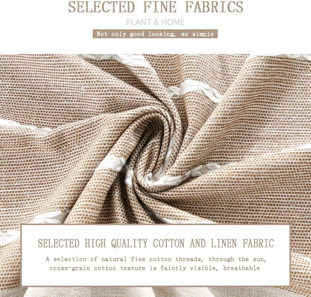 Pahajim Tablecloth Rectangle Tablecloth Table Cover for Outdoor Camping tablecloths Cotton Linen Table Cloths for Kitchen Dining Christmas Table Cloth (Coffee, Rectangle/Oblong,55 x 94 Inch)