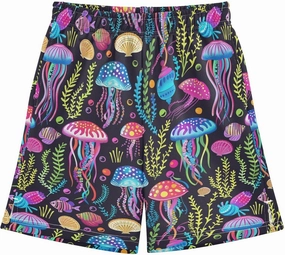 panksolu Boys Shorts Casual Athletic Shorts Elastic Waist with Pockets Teens Summer Track Shorts for Outdoor Activity 7-15Y