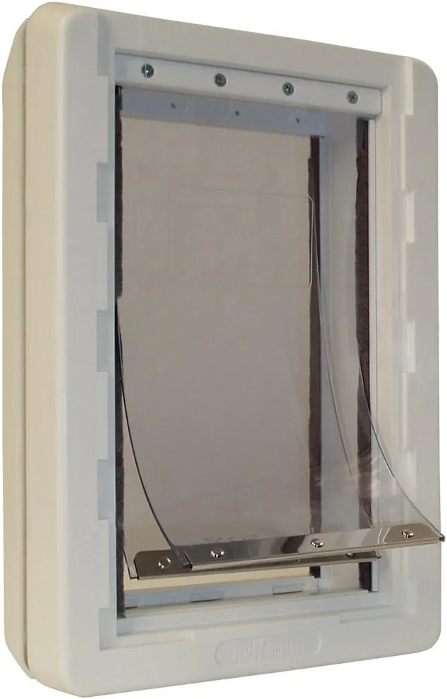 Perfect Pet The All-Weather Energy Efficient Dog Door, Super Large, 15" x 23.5" Flap Size