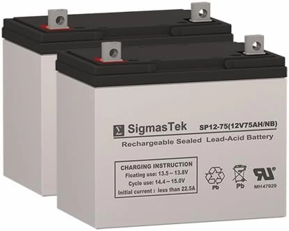 Permobil Chairman 2K Wheelchair Deep Cycle Battery 12V 75AH Replacement