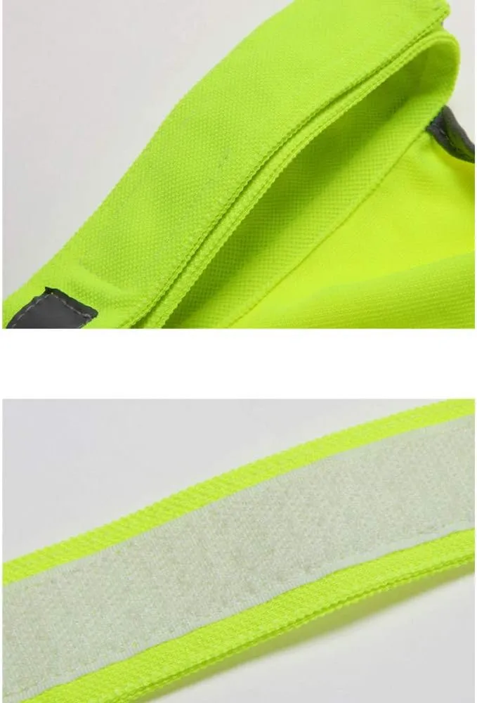 Pet Clothes, Dog Safety Vest with Reflective Dog Paw Adjustable Vest Jacket for Husky,Golden Retriever and Other Dog (L, Pink)
