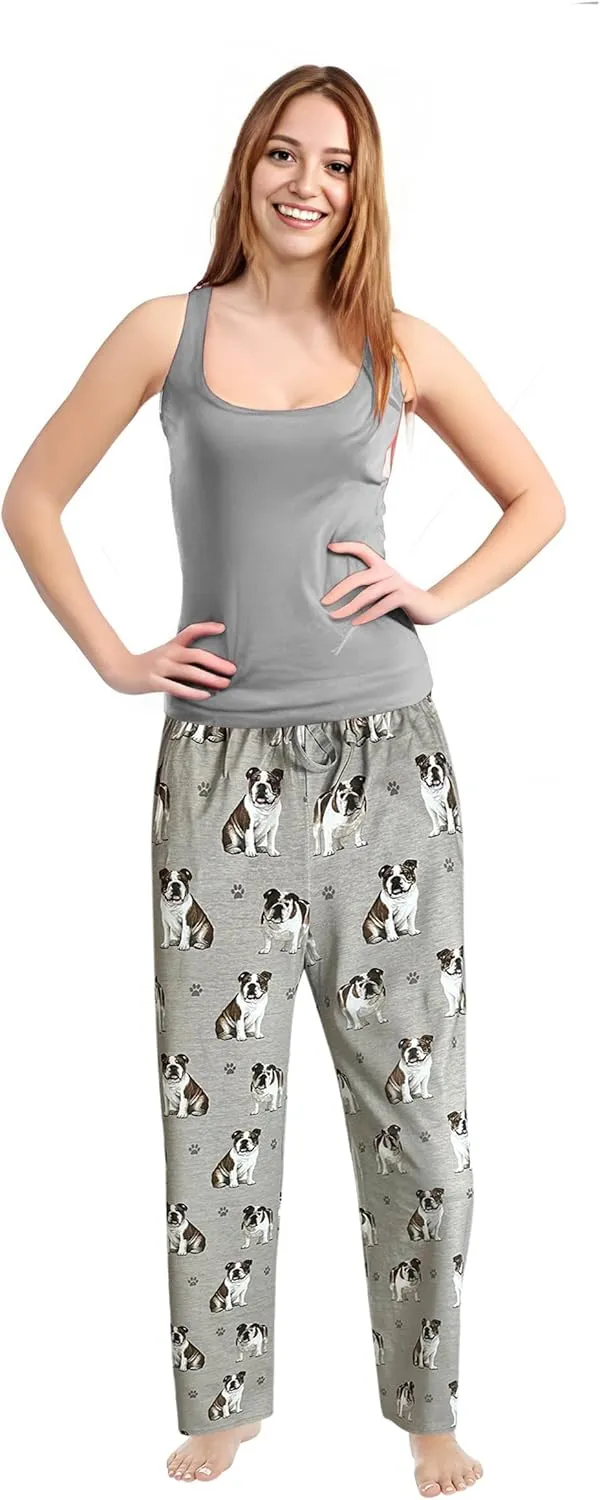Pet Lover Pajama Pants – New Cotton Blend - All Season - Comfort Fit Lounge Pants for Women and Men - 27 Breeds Available