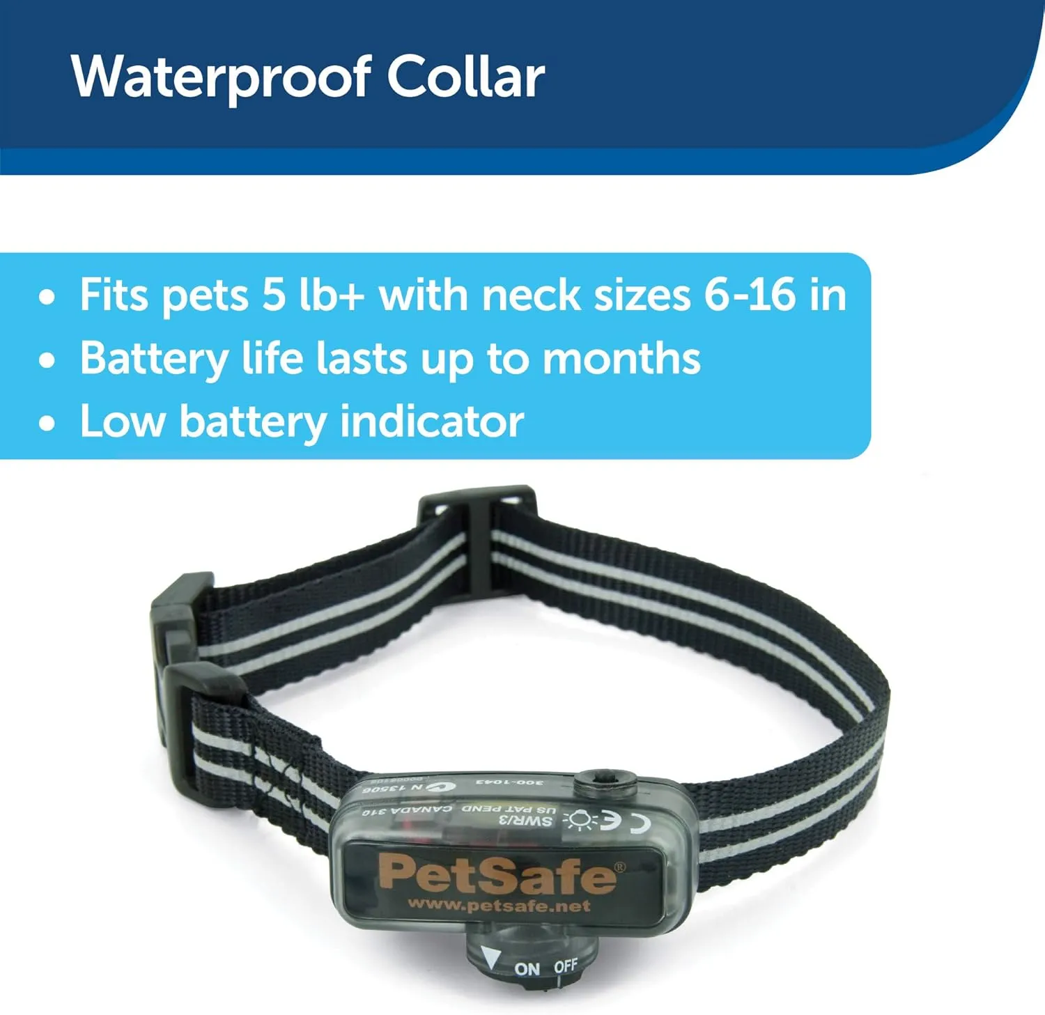 PetSafe Elite Little Dog In-Ground Fence for Dogs and Cats Over 5 lb, Waterproof with Tone and Static Correction - Invisible Dog Fence with Electric Collar for Small Pets