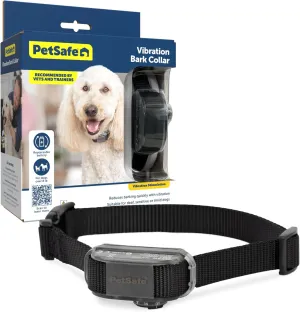 PetSafe Vibration Bark Control Collar - 10 Combinations of Vibration Correction - Reduces Excessive Barking