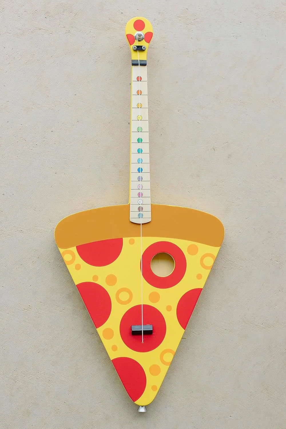Pizza Guitar - The Easiest Way to Start and Learn Guitar - 1 Stringed Toy Instrument for Kids Perfect Intro to Music for Young Kids Ages 3 and up - from Buffalo Games