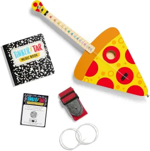 Pizza Guitar - The Easiest Way to Start and Learn Guitar - 1 Stringed Toy Instrument for Kids Perfect Intro to Music for Young Kids Ages 3 and up - from Buffalo Games