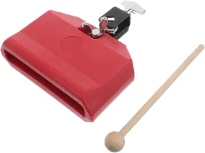 Plastic Cowbell Noisemaker with Stick Educational Musical Toy for Boys and Girls Lightweight Percussion Instrument for Rhythm and Coordination and Design for Various Settings