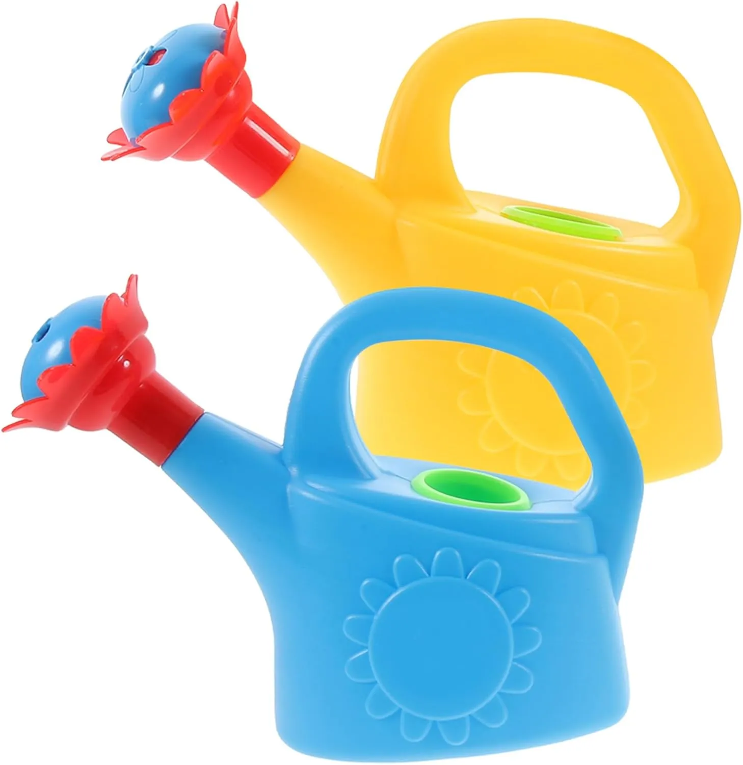 Plastic Watering Can, Chicken Watering Can Toys Watering Can Kids Beach Bath Toy, Pack of 2 (Random Color)