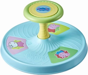 Playskool Peppa Pig Sit 'n Spin Musical Classic Spinning Activity Toy for Toddlers Ages 18 Months and Up (Amazon Exclusive)
