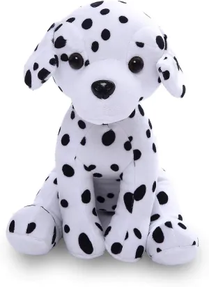Plushland Pawpals paw pal Stuffed Animal Teddy Bear Toys Puppy Dog 8 Inches, Birthday Holiday Halloween Christmas Bone Best Friend (Dalmatian)