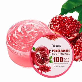 Pomegranate Seed Moisturizing Face Gel,Premium Nature Pomegranate Seed Extract,Collagen Nourish Hydrate Moisturize Soothes Skin,Daily Face Gel Moisturizer for Oily & Dry Skin(10.56oz)