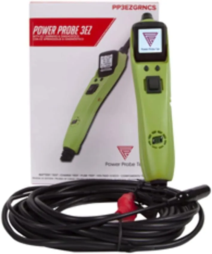 Power Probe PP3EZGRNCS Circuit tester with learning and diagnostics mode for Easy Automotive Electrical and Component Testing for 12 to 24 volts Electrical Systems – Tool Only