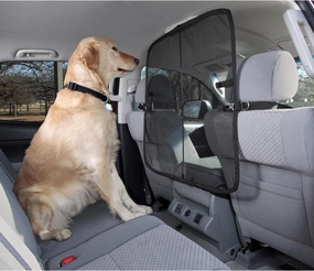 Products Front Seat Net Pet Barrier Black Large