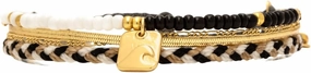 Pura Vida Bracelets Pack Back to Basics Style Pack - 3-Piece Boho Bracelet Stack