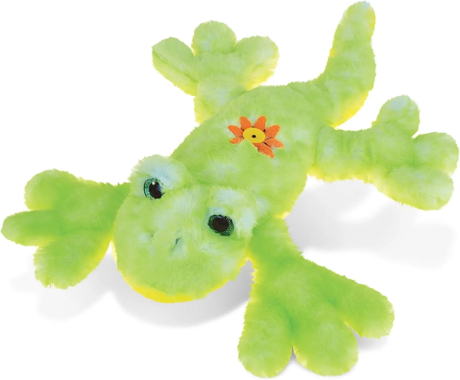 Puzzled DolliBu Plush Gecko Stuffed Animal - Soft Huggable Green Lizard, Adorable Toy, Cute Desert Reptile Cuddle Gift for Kids and Adults - 13.5 Inch