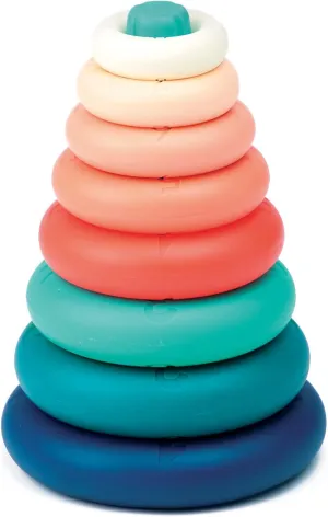 Pyramid - Awakening Games - Flexible Plastic Stacking Game - Develops Fine Motor Skills - From 10 Months