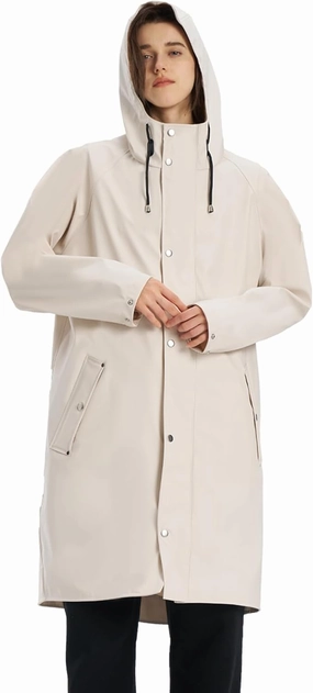 Raincoat for Women Waterproof Rain Jackets with Hooded Hiking Coat Outdoor Lightweight Windbreaker Hood Trench Coat