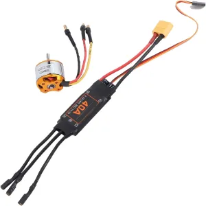 RC Motor ESC Set, RC Brushless Motor ESC Set 2212 KV2200 40A Brushless for Drone Helicopter
